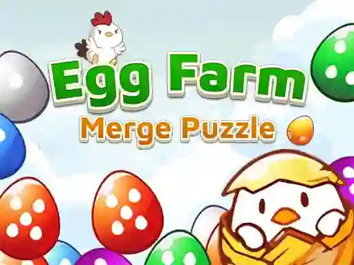 თამაში Egg Farm Merge Puzzle ონლაინ