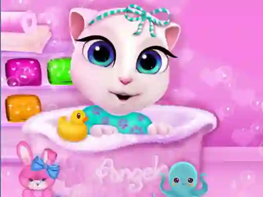 თამაში Baby Angela Bathing Time ონლაინ