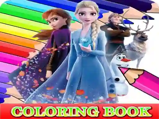 თამაში Coloring Book for Frozen Elsa ონლაინ