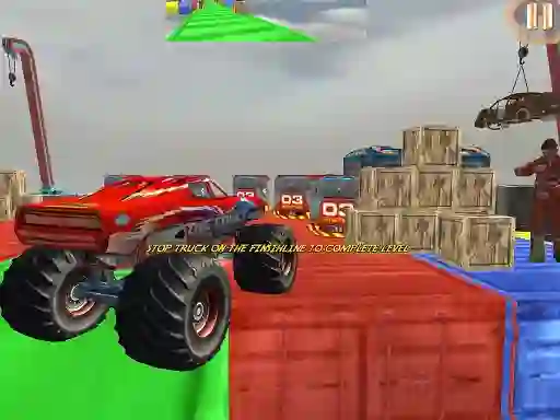 თამაში Monster Truck Driving Stunt Game Sim ონლაინ