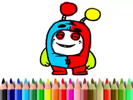 თამაში Back to School: OddBods Coloring Book ონლაინ