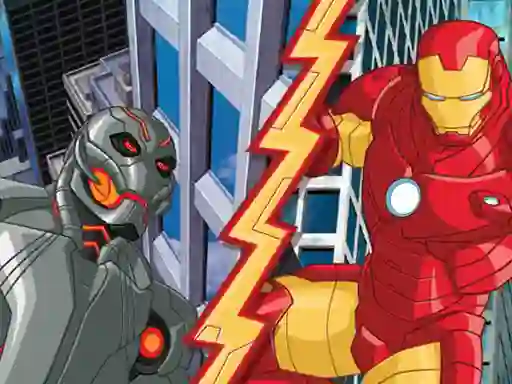 თამაში Avengers Iron Man Rise of Ultron 2 ონლაინ
