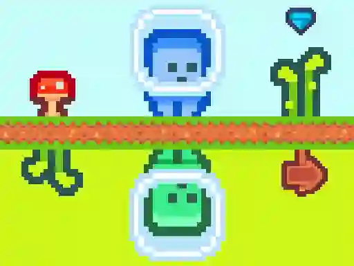 თამაში Two Aliens Adventure ონლაინ