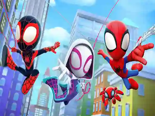 თამაში Spidey and his Amazing Friends Swing Into Action! ონლაინ