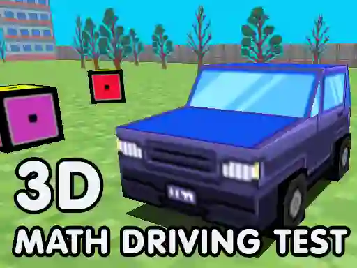 თამაში 3D Math Driving Test ონლაინ