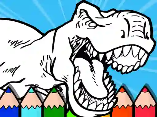 თამაში Coloring Dinos For Kids ონლაინ
