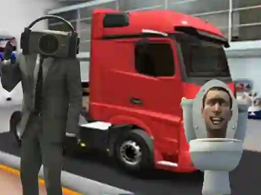 თამაში Truck Simulator Skibidi Toilet ონლაინ