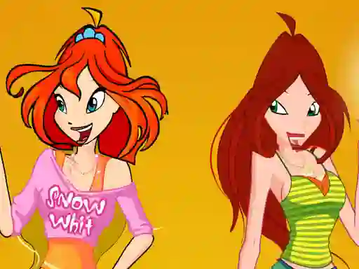 თამაში Bloom and Flora Dress Up ონლაინ