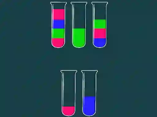 თამაში Water Sorting Color in the bottle ონლაინ