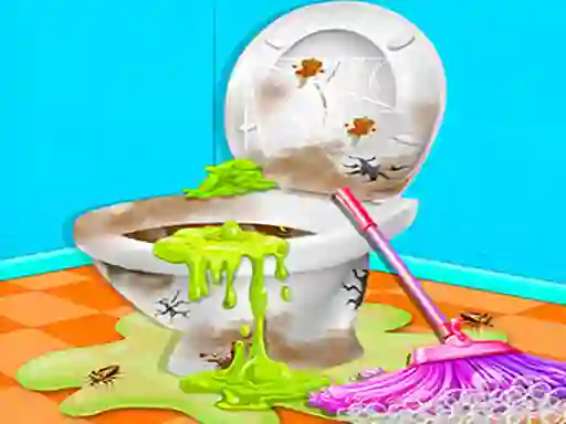 თამაში Dirty Home Cleaning Fix ონლაინ