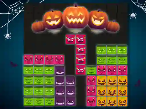 თამაში Blocks Puzzle Halloween ონლაინ