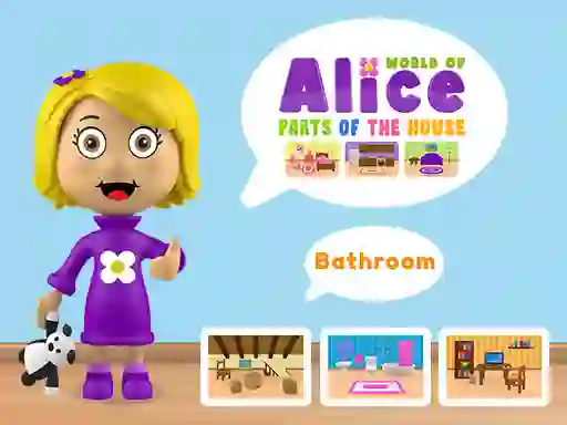 თამაში World of Alice Parts of the House ონლაინ