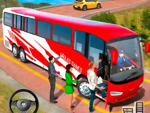 თამაში Modern Bus Simulator New Parking Games ონლაინ