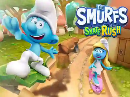 თამაში The Smufrs Skate Rush ონლაინ