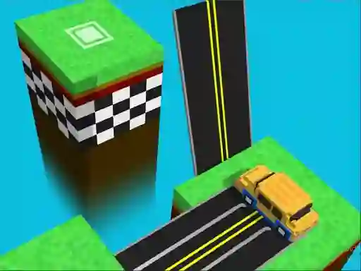 თამაში Blocky Taxy ZigZag ონლაინ