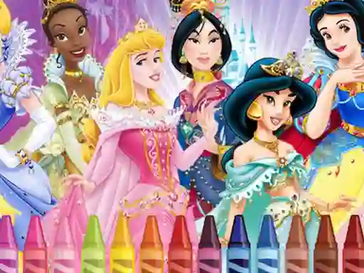 თამაში Princess Coloring ონლაინ