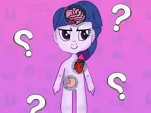 თამაში My Little Pony Learning The Body ონლაინ