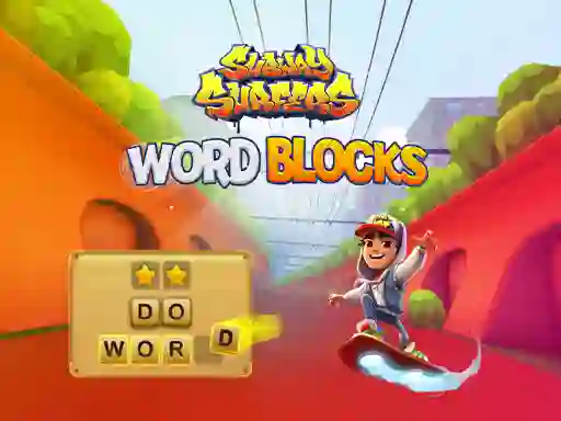 თამაში Subway Surfers Word Blocks ონლაინ