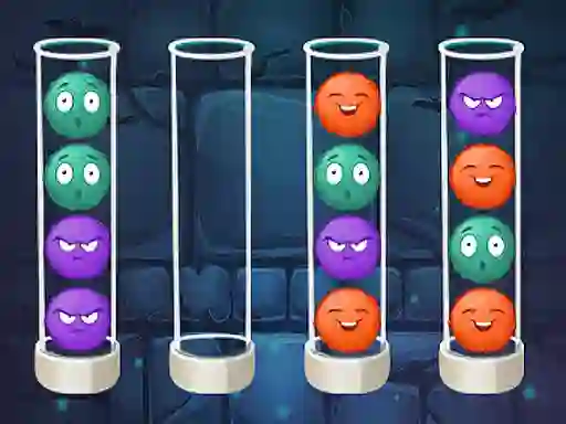 თამაში Fluffy Balls - Sorting ონლაინ