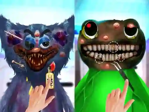 თამაში Huggy ASMR Monster Makeover ონლაინ