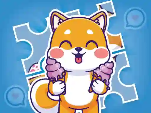 თამაში Puzzle Cute Puppies ონლაინ