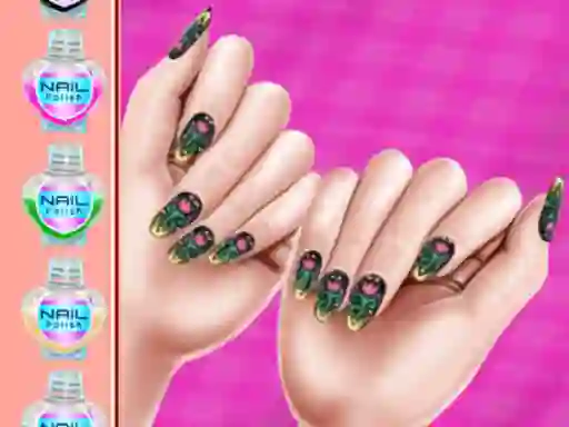 თამაში Royal Theme Nail Art DIY ონლაინ