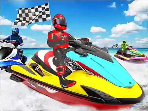 თამაში Water Boat Racing ონლაინ