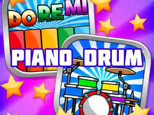 თამაში Piano-Drums For Kids ონლაინ