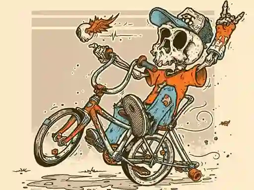 თამაში Halloween Bike Ride ონლაინ