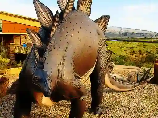 თამაში Stegosaurus Dinosaur Jigsaw ონლაინ