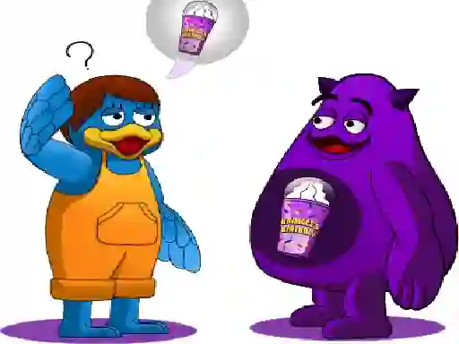 თამაში Grimace Monster Dop Story ონლაინ