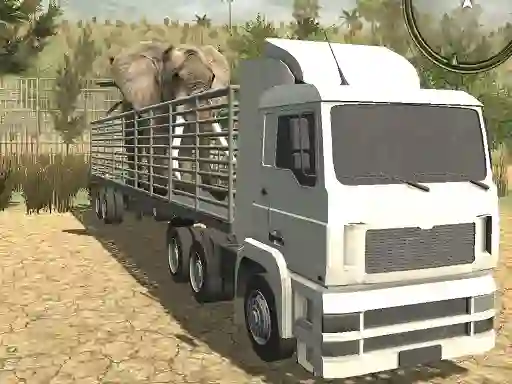 თამაში Offroad Truck Animal Transporter ონლაინ