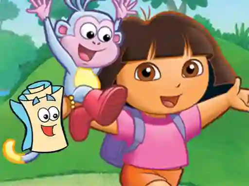 თამაში Dora Find Hidden Map ონლაინ