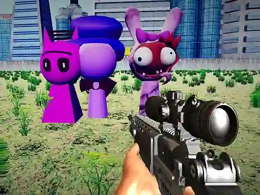 თამაში Sprunki Sniper Squid Game ონლაინ