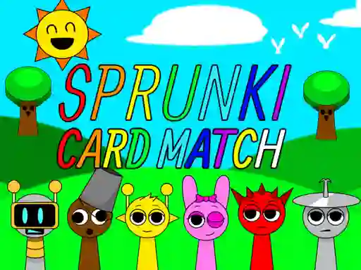 თამაში Sprunki Card Match ონლაინ