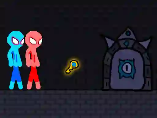 თამაში Red and Blue Stickman Rope ონლაინ