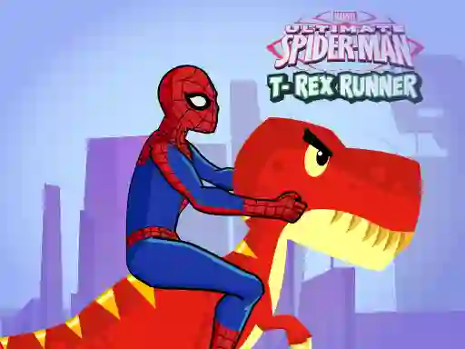 თამაში Spiderman T-Rex Runner ონლაინ