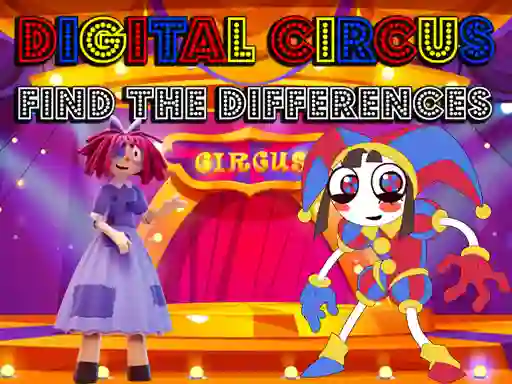 თამაში Digital Circus Find The Differences ონლაინ