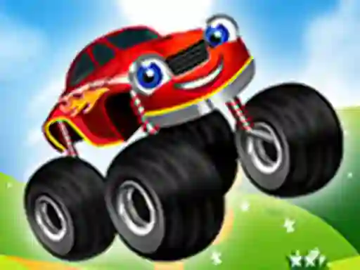 თამაში Monster Trucks Kids Racing ონლაინ