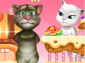 თამაში თამაშის Talking cat ტომ კოცნა Angela 2  ონლაინ