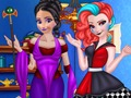 თამაში Elsa და ანა Cosplay  ონლაინ