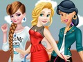 თამაში Princesses თანამედროვე კოლეჯის მოდის  ონლაინ