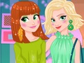 თამაში გაყინული Sisters ფერი წელი  ონლაინ