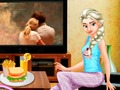 თამაში Princesses: Movie Night  ონლაინ