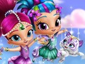 თამაში მბზინავი და ბრწყინავს Dress up  ონლაინ