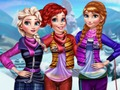 თამაში Princesses ვიზიტი Arendelle  ონლაინ
