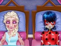 თამაში Ladybug და Elsa პირველი დახმარების  ონლაინ