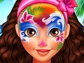 თამაში ოკეანია Princess Moana Face Art  ონლაინ
