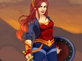 თამაში Amazon Warrior Wonder Woman Dress Up ონლაინ