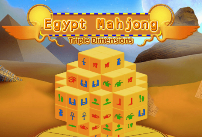 თამაში Mahjong ეგვიპტე სამმაგი ზომები  ონლაინ